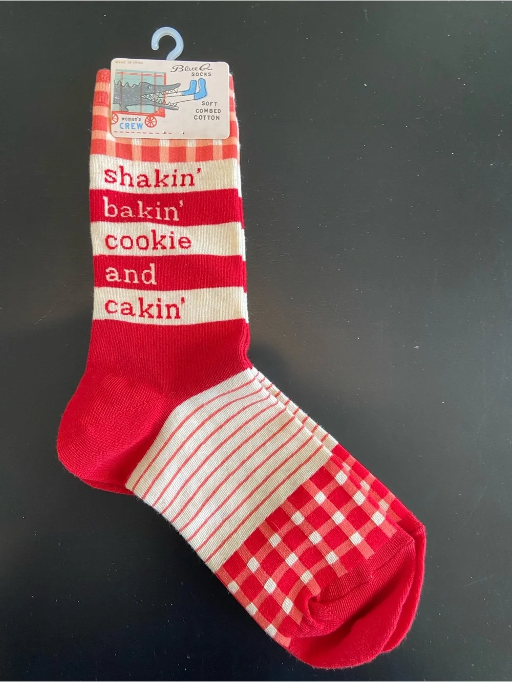 nwt crew socks one pair stretchy fun colorful